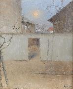 Nils Kreuger April Evening oil on canvas